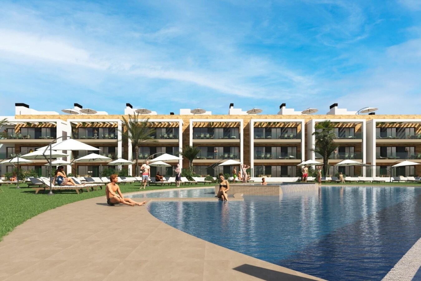 NIEUWBOUW WOONCOMPLEX BIJ LA SERENA GOLF, LOS ALCAZARES 