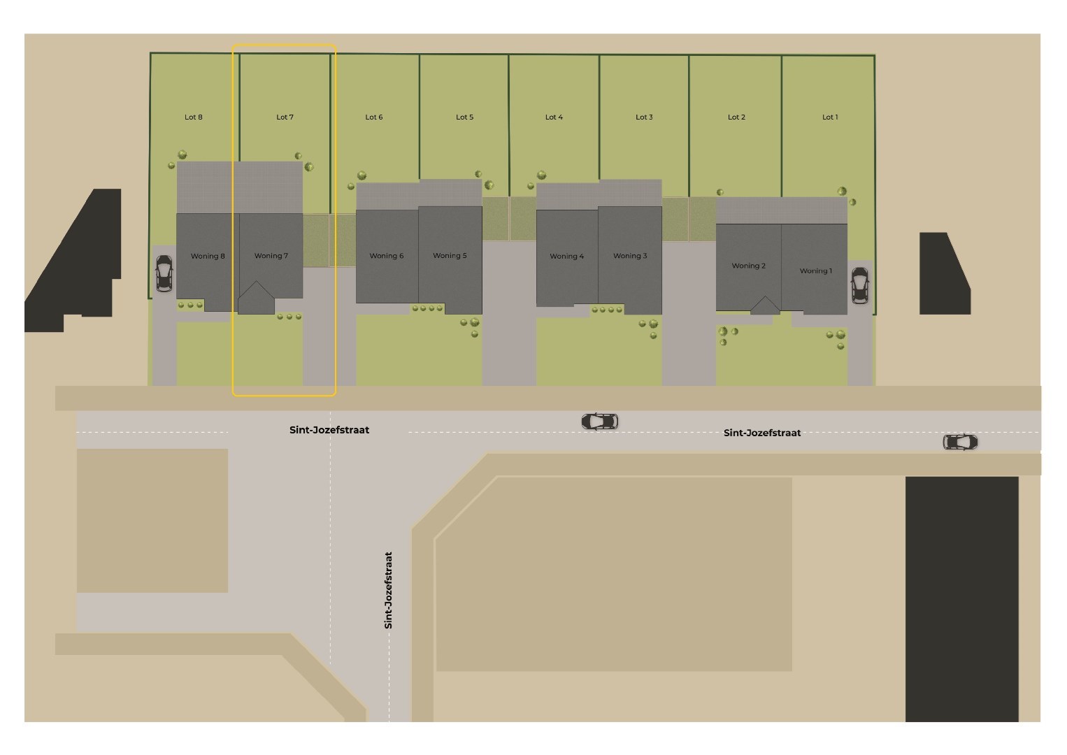 Halfvrijstaande BEN-woning in landelijke stijl op 3 a 71 ca. 