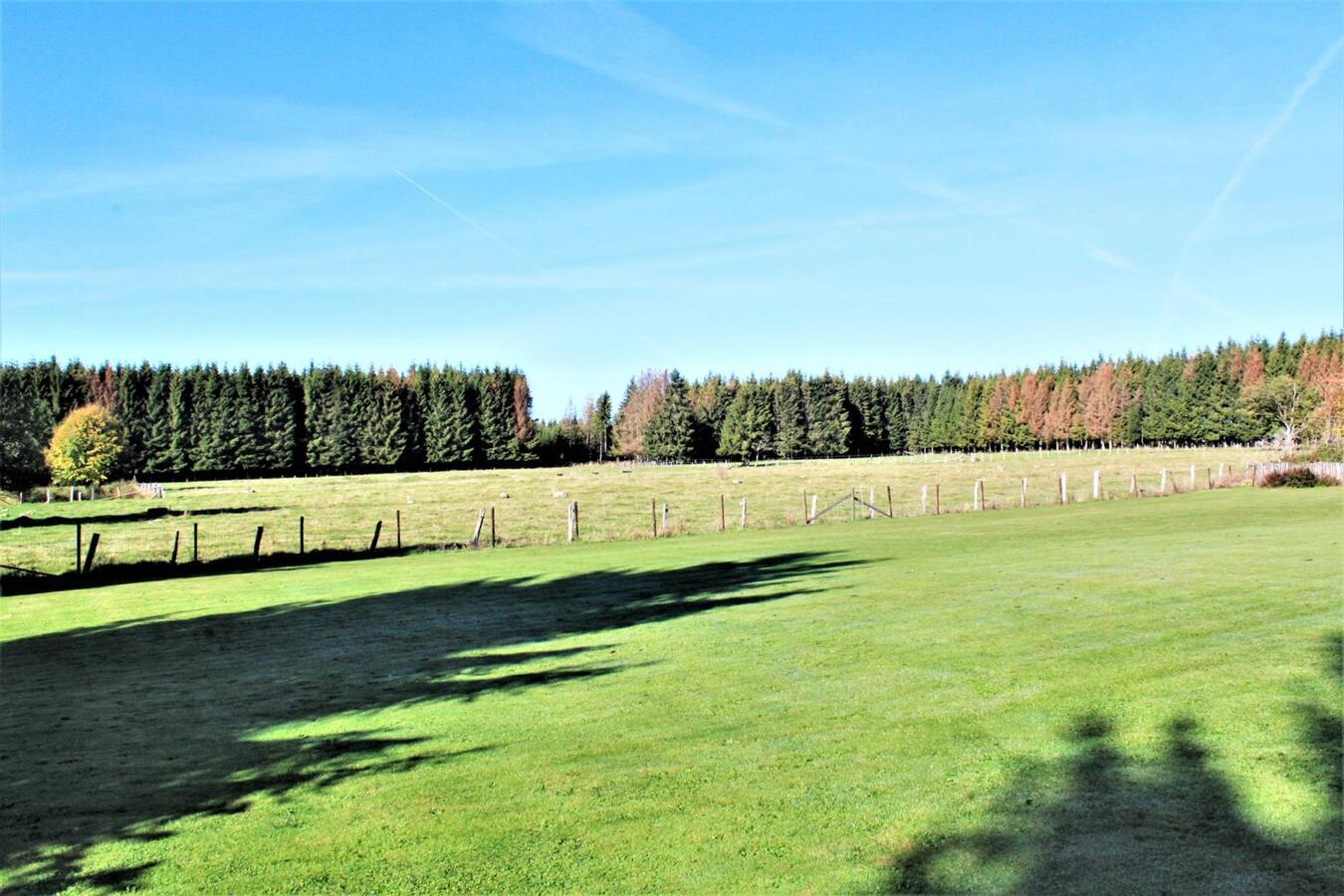 Charmante en rustig gelegen villa met stallen, buitenpiste en weides op ca. 1.9ha te Malmedy (Luik) 