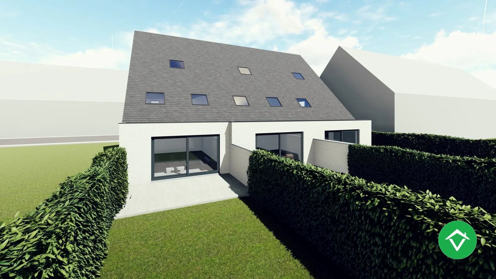 Nieuwbouwwoning met 3 slaapkamers te Sint-Eloois-Winkel 