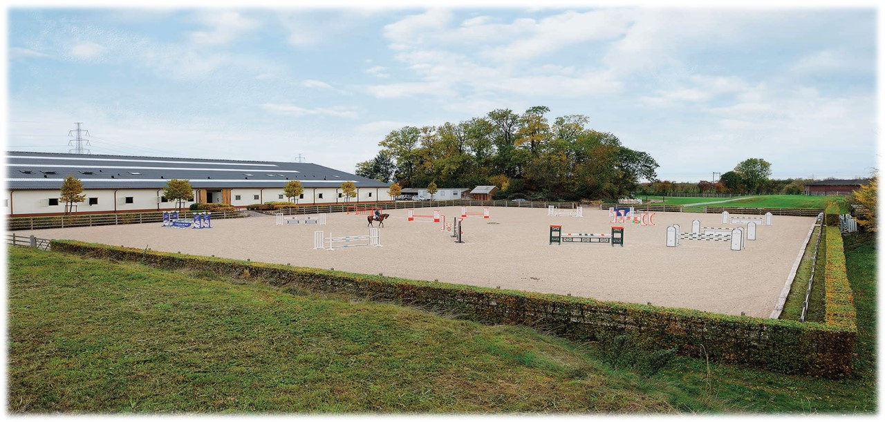 Exclusief professioneel hippisch centrum op ca. 3,5ha te Fleurus (Henegouwen; Belgi&#235;) 