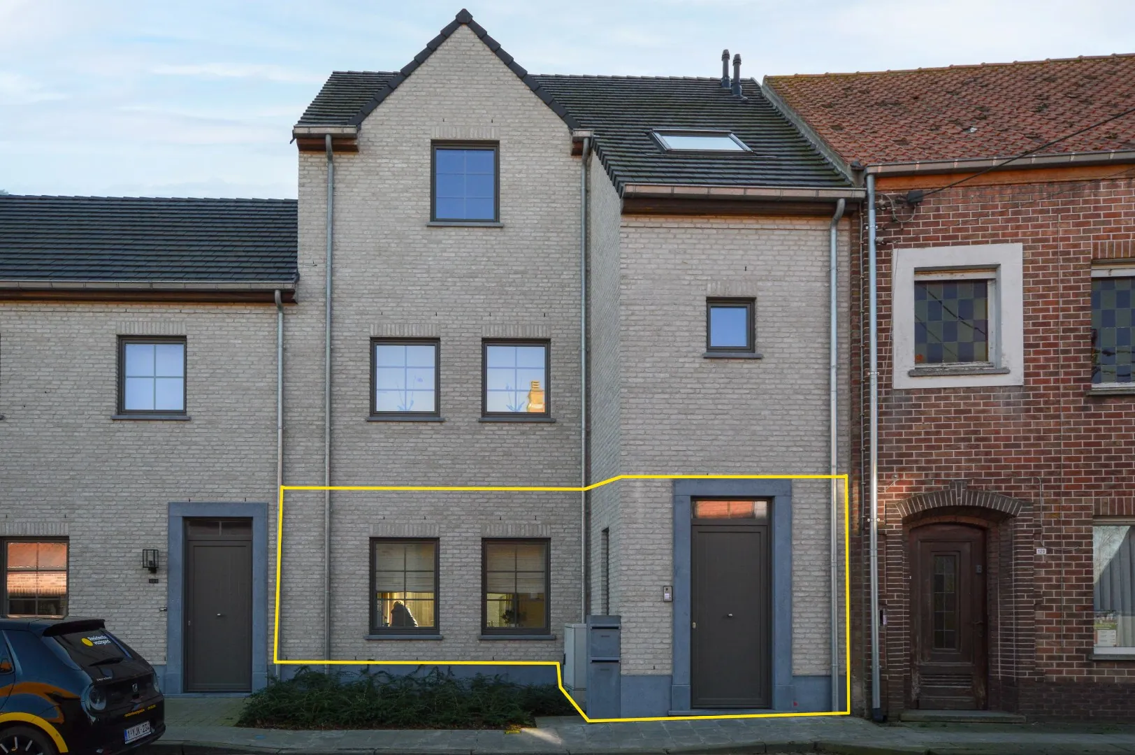 Nieuwbouwappartement met tuin in volledig aangelegd woonerf te Ettelgem