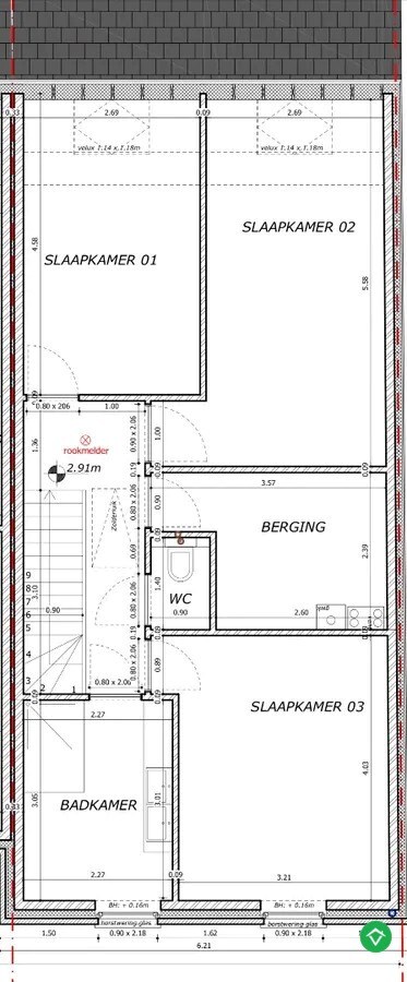 Nieuwbouwwoning met 3 slaapkamers te Sint-Eloois-Winkel 