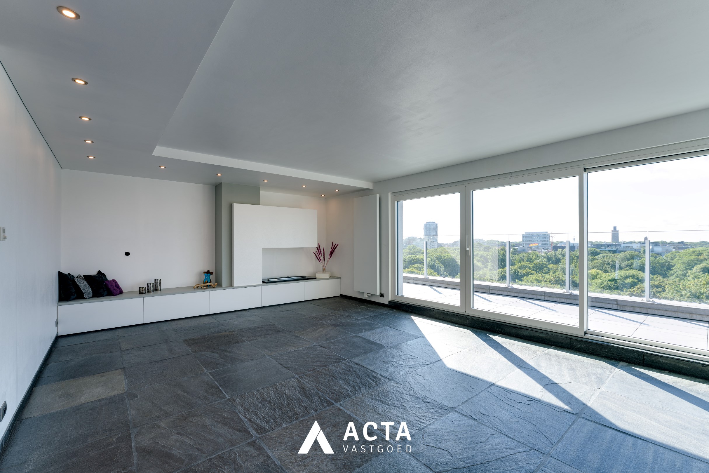 Gerenoveerde penthouse met drie slaapkamers aan het Leopoldpark 