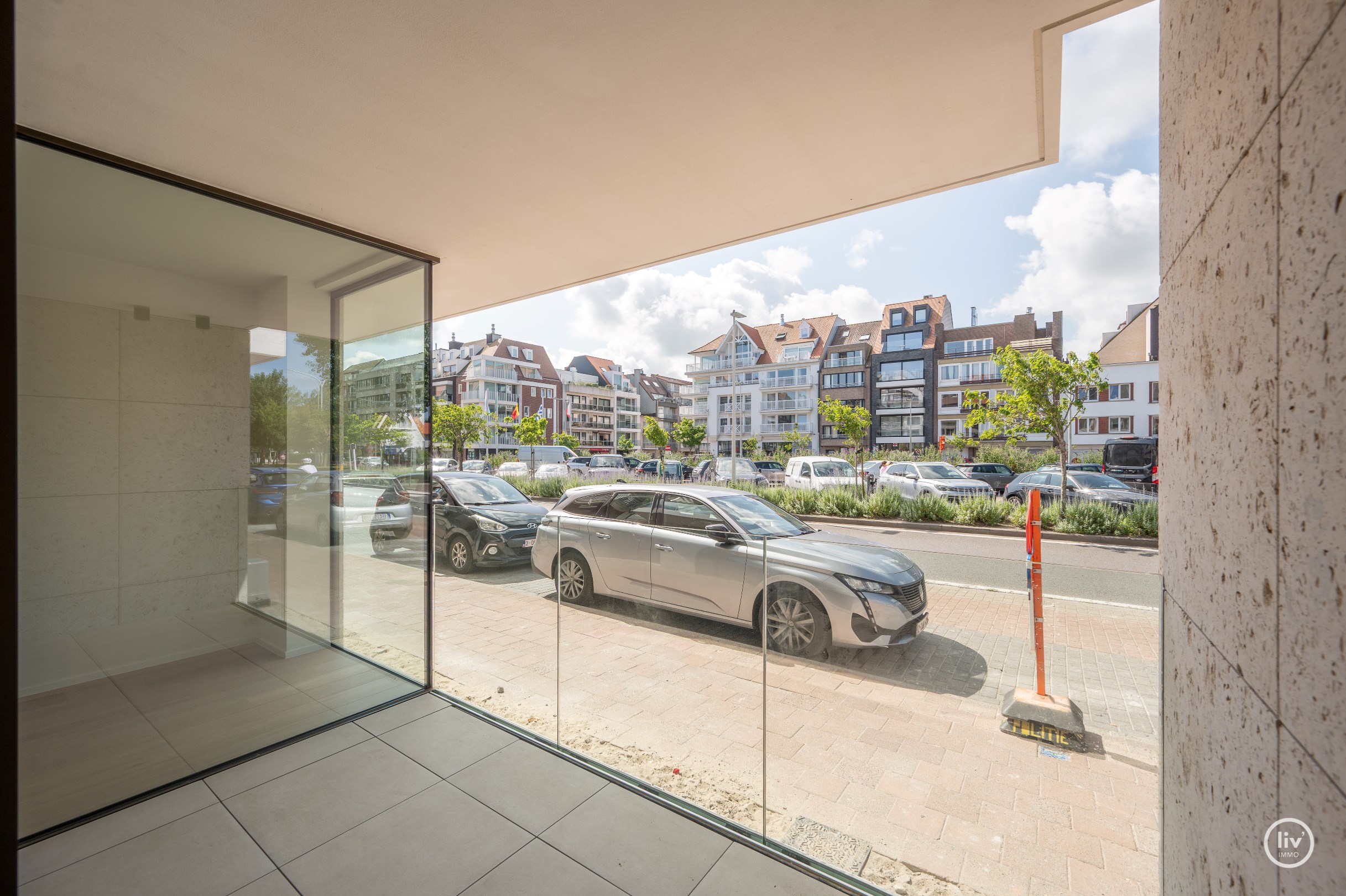 Appartement neuf exclusif avec trois chambres au cœur de Knokke. 