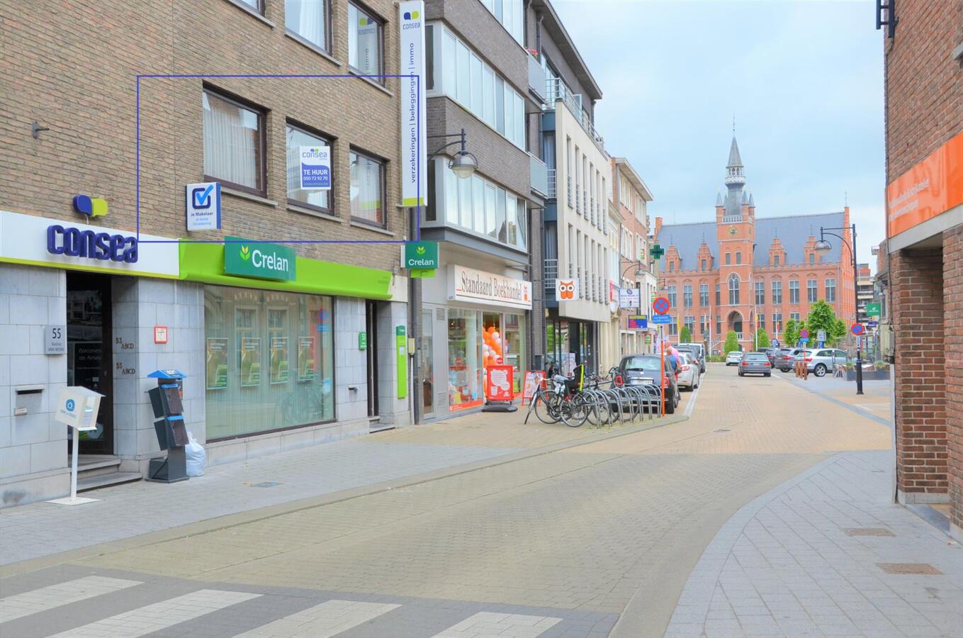 Ruim 2 slaapkamer appartement in het centrum van Maldegem 