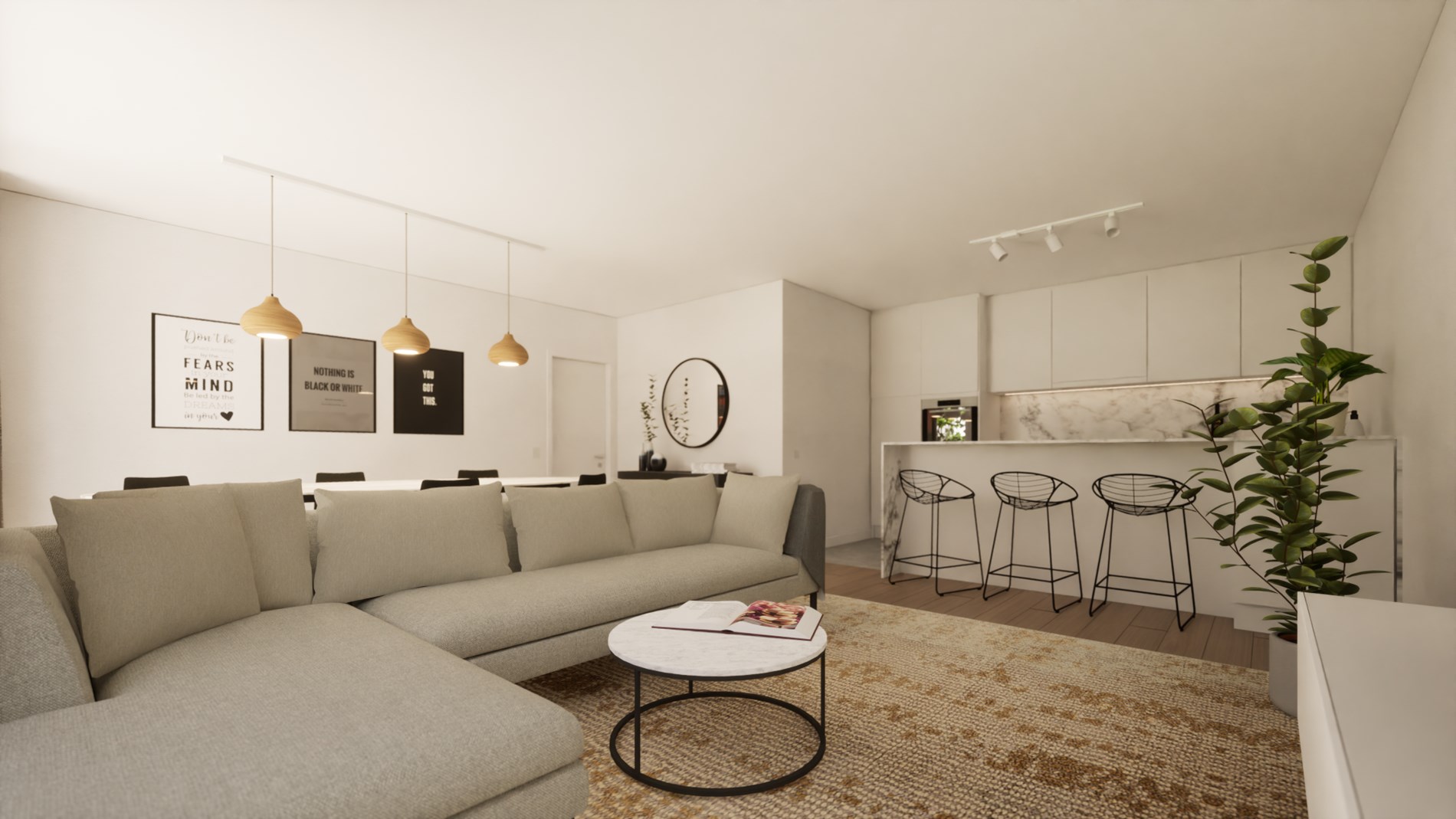 Modern appartement met tuin, autostaanplaats en 2 slaapkamers in Mortsel 