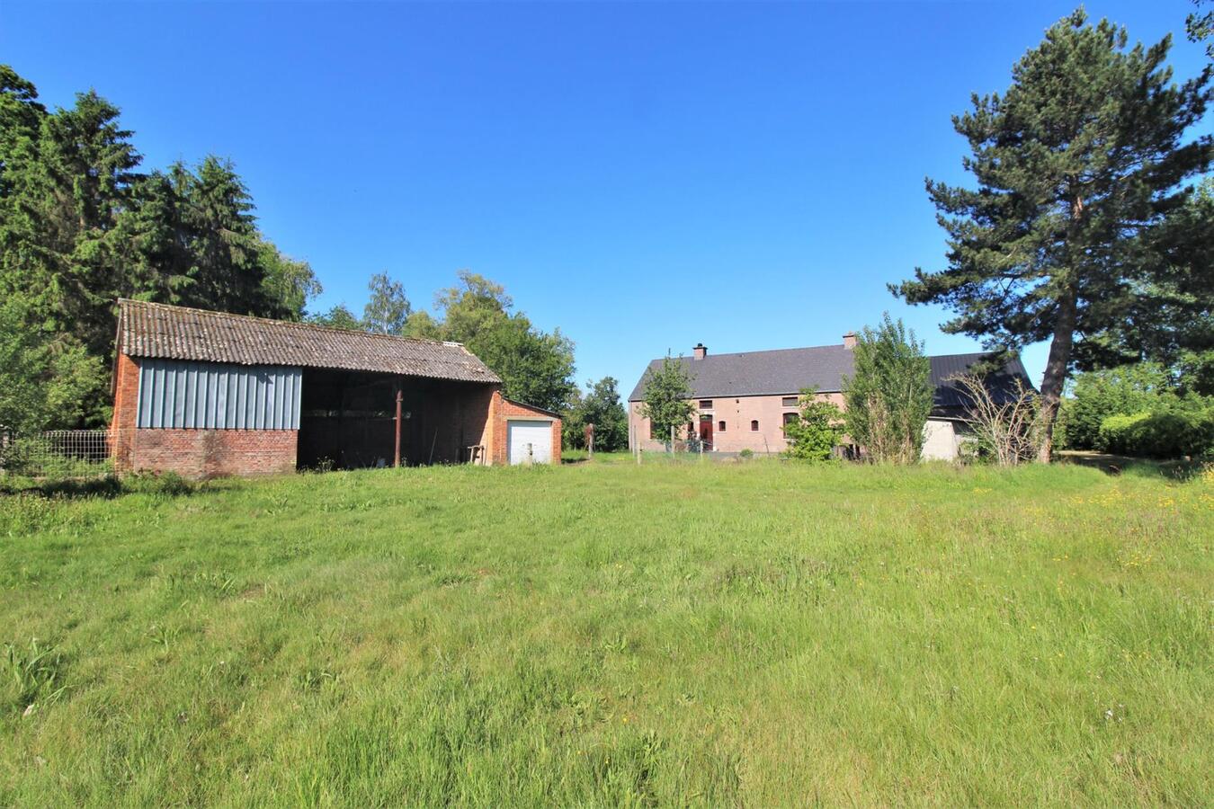 IN OPTIE - Rustig en landelijk gelegen hoeve met aanhorigheden en weiland op ca. 1,35ha te Rillaar (Vlaams-Brabant) 