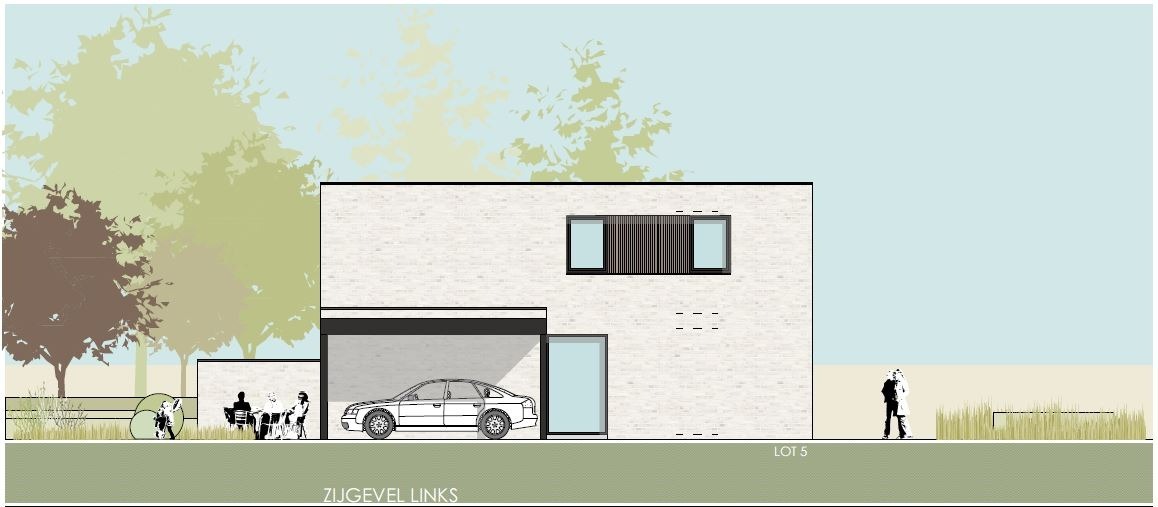 Gesloten nieuwbouw woning met garage te Ichtegem 