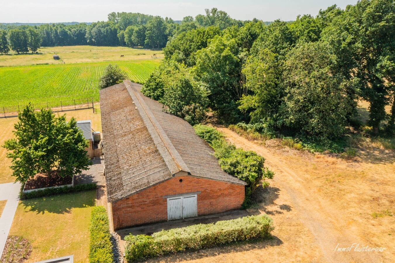 Charmante woning met stal en grond op ca. 1,63 ha te Opglabbeek (Oudsbergen) 