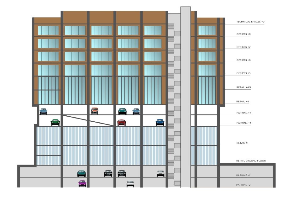 Kantoren te huur in nieuwbouwproject Ouverture in Gent