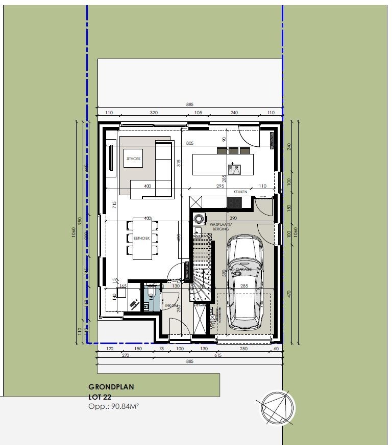 Vrijstaande nieuwbouwwoning met 4 slaapkamers en tuin te Ichtegem 