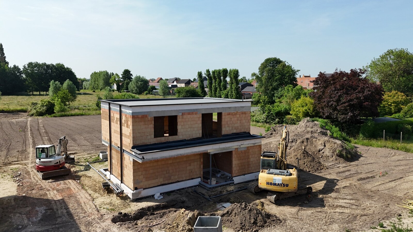 Rustig gelegen alleenstaande nieuwbouwwoning met 3 slaapkamers en prachtig zicht op de velden te Gistel 