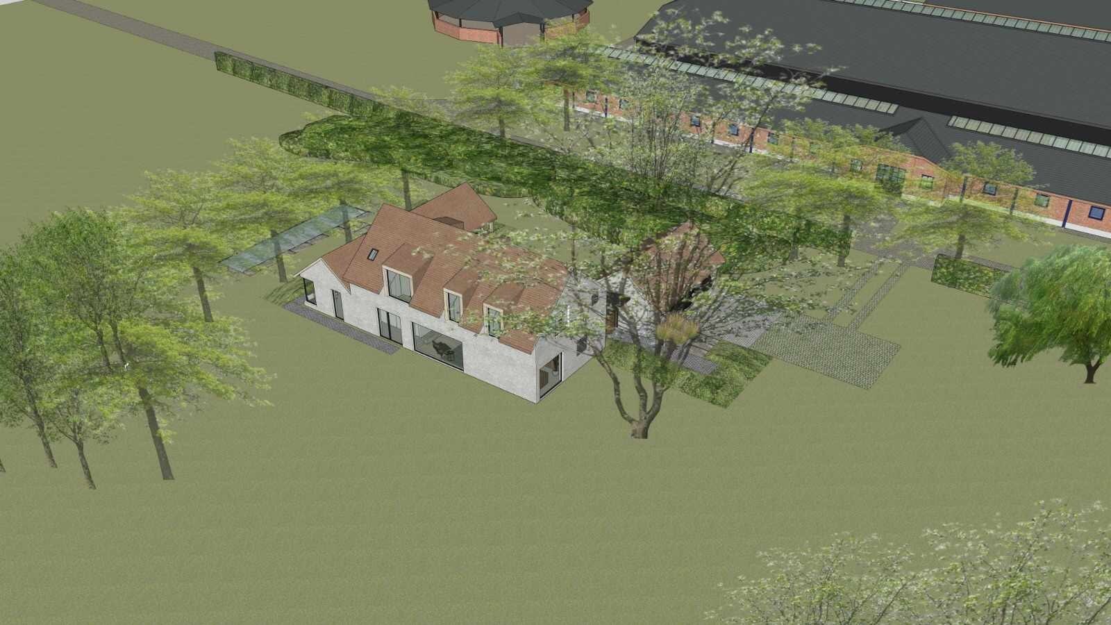 Project plot with license for professional horse keeping and house to be renovated on approximately 9ha in Neerpelt 