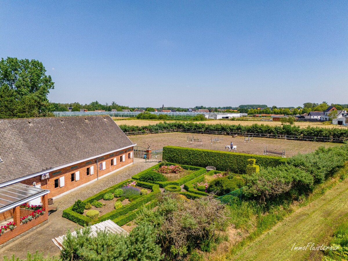 Paardenaccommodatie met woning op ca. 80a te Duffel (Optioneel bij te kopen weilanden van ca. 3 ha) 