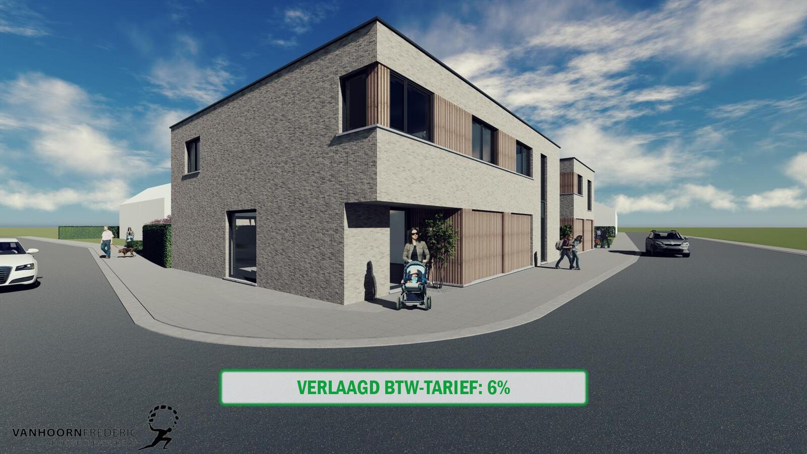 Nieuwbouwwoning met 3 slaapkamers en garage te Koekelare 