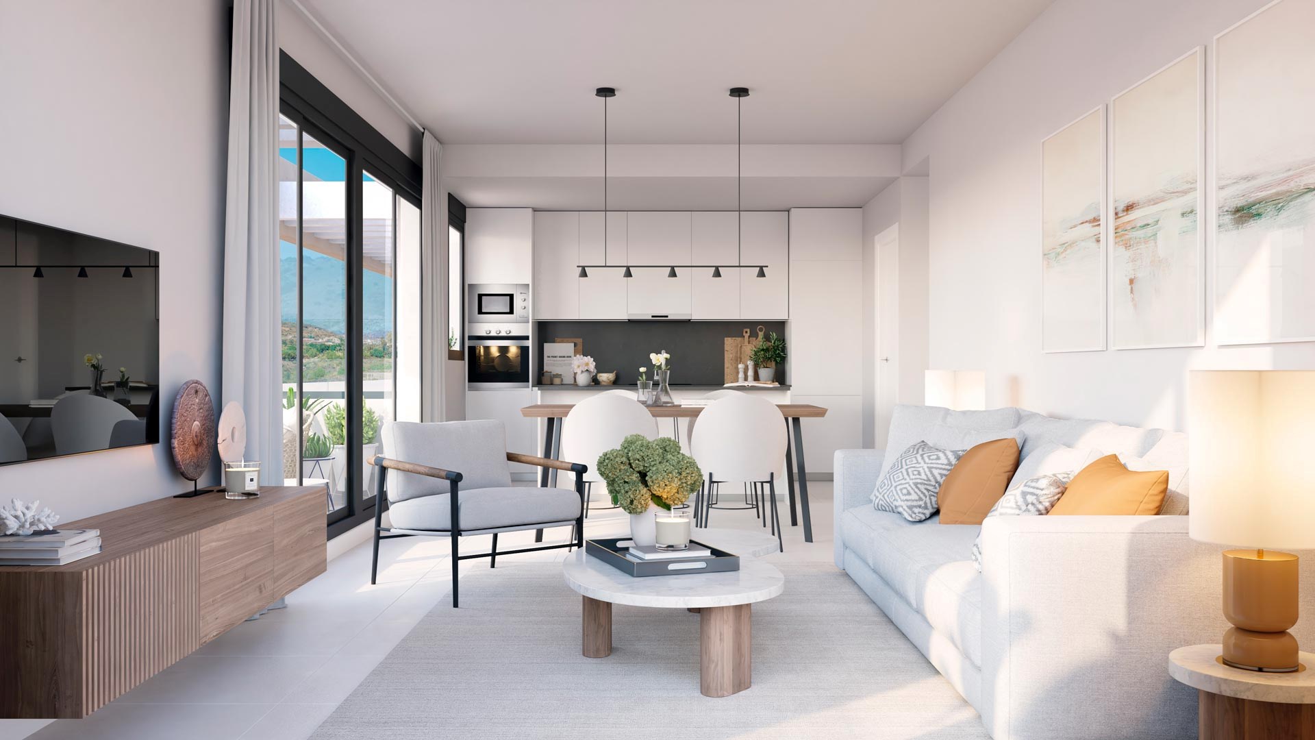 Bliss Homes een residentieel project in het hart van Casares nabij het spectaculaire &quot;Finca Cortesin Golf &amp; Spa&quot;...een modern ontwerp grenzend aan golfbanen. 