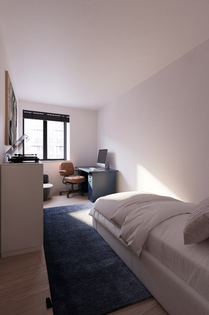 Volledig gerenoveerde en gemeubelde kamer met priv&#233;-sanitair in een kleinschalige residentie! 