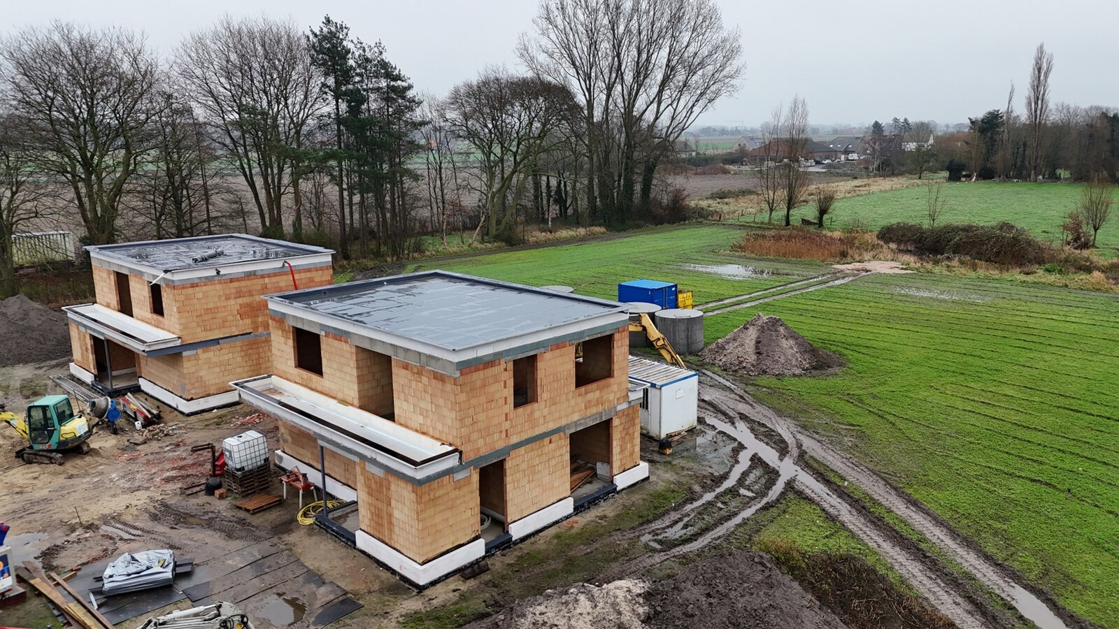 Rustig gelegen nieuwbouwwoning met 3 slaapkamers en prachtig zicht op de velden te Gistel 