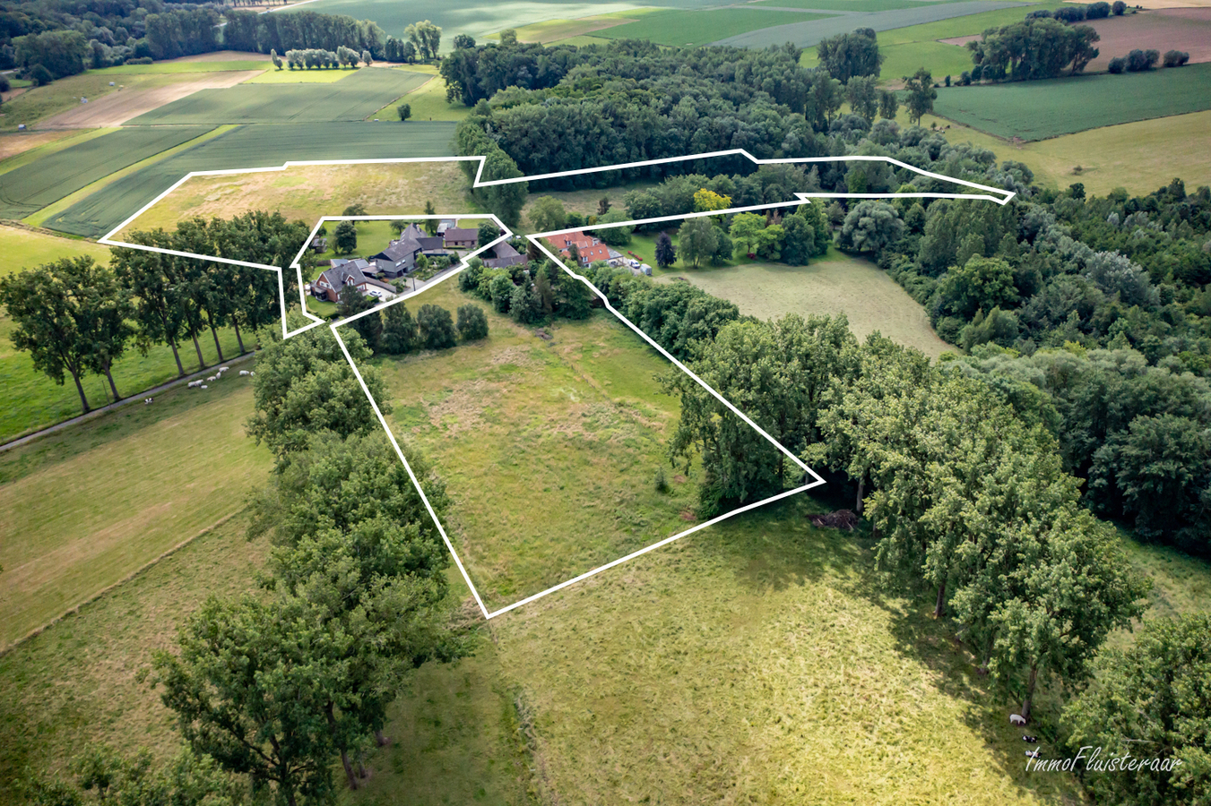 Woonst met bijgebouwen en weilanden op ca. 3,5ha 