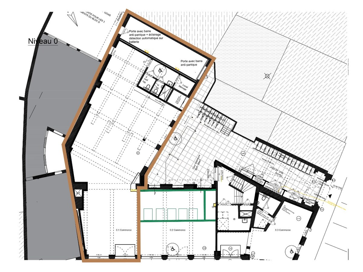 Surface commerciale (+/- 193m&#178;) lou&#233;e CASCO ! 