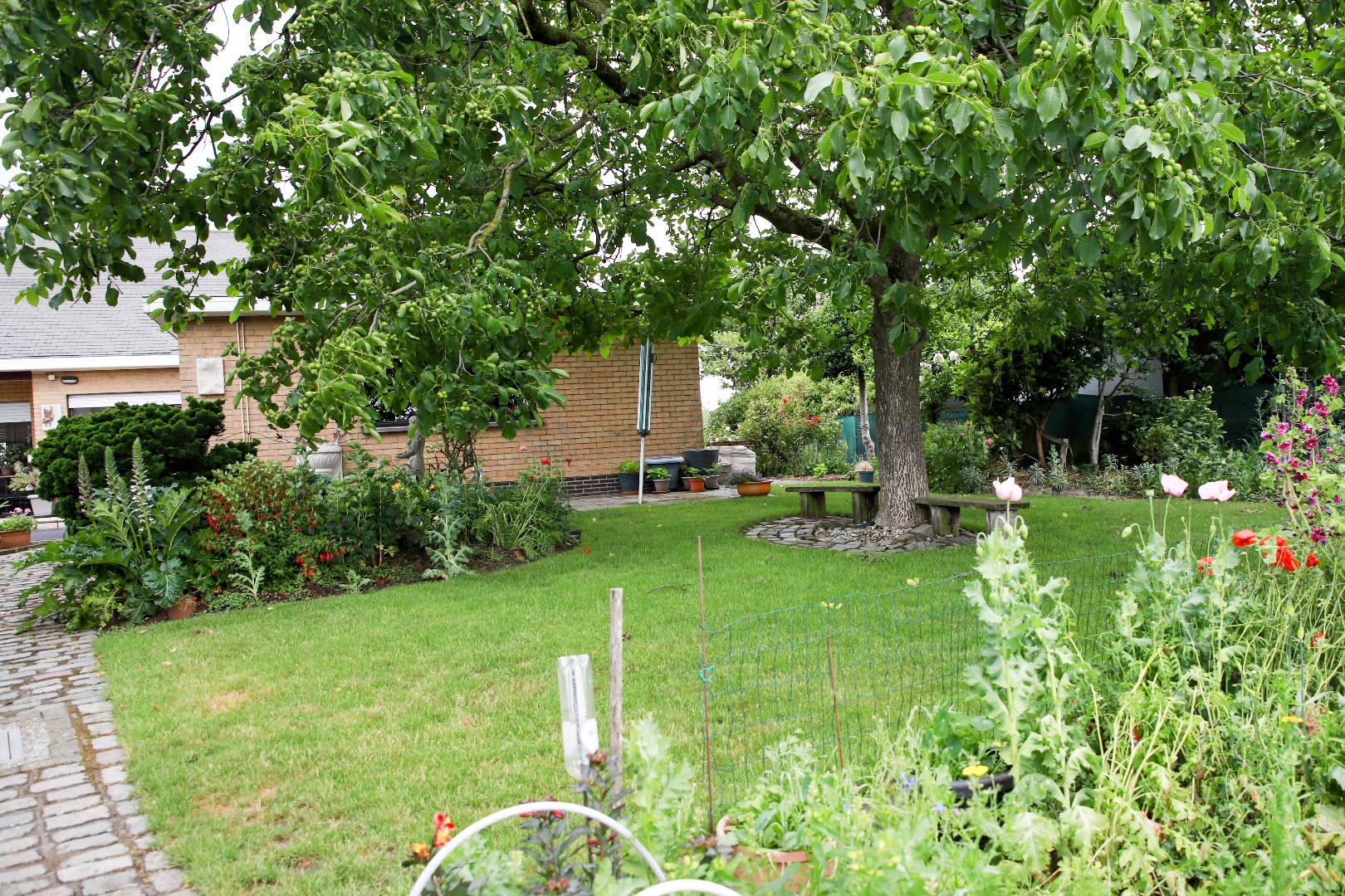 Grote alleenstaande woning met garage, werkplaats en tuin op 1.378 m&#178; 