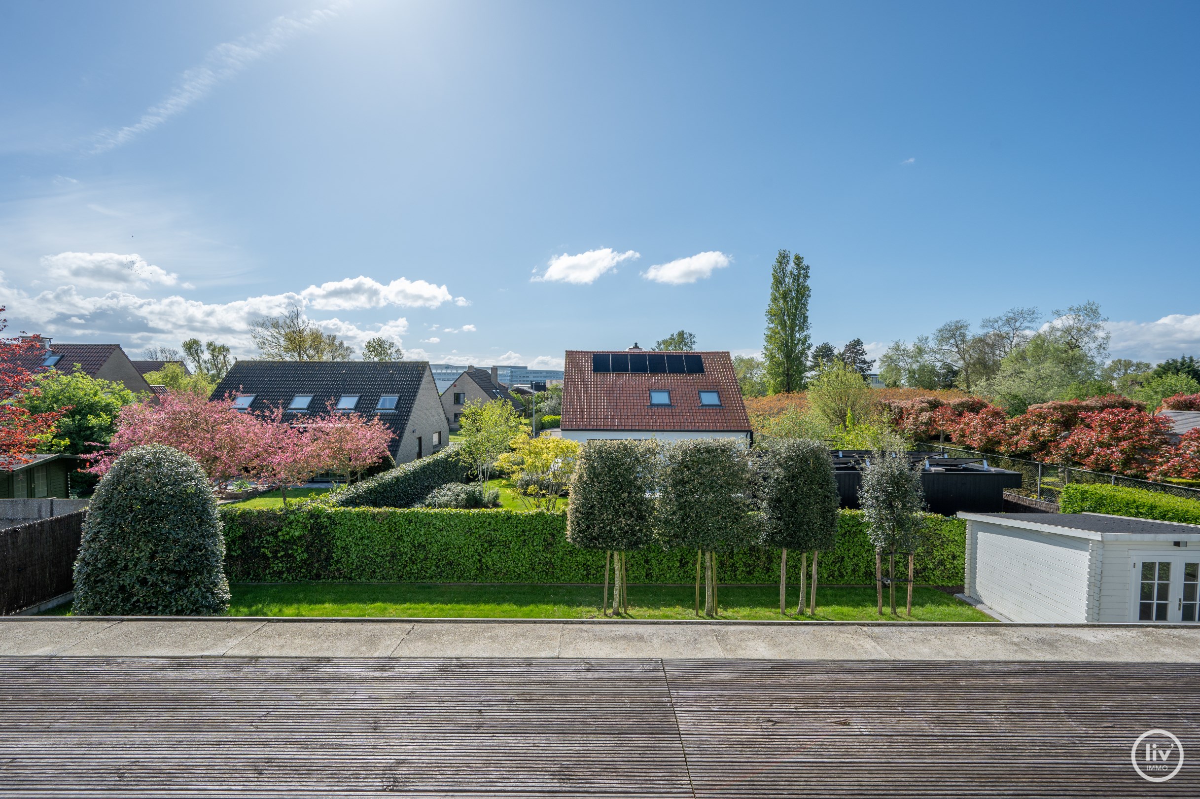 Villa moderne (2017) situ&#233;e &#224; proximit&#233; du centre de Knokke. 