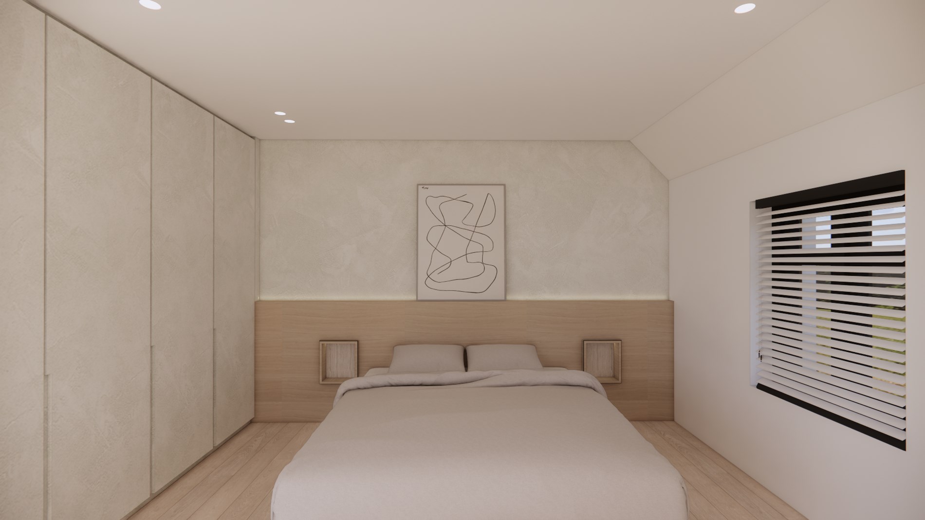 Impressie slaapkamer