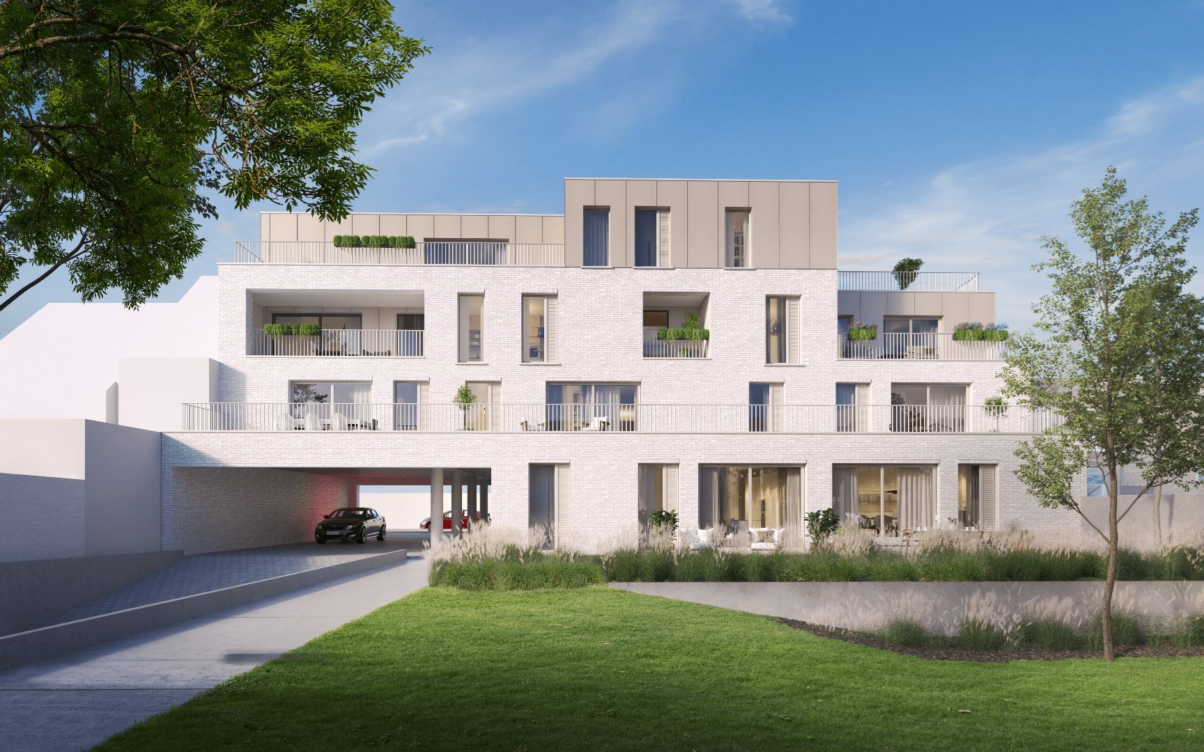 Luxueus 3-slaapkamerappartement met tuin en terras! 6% BTW mogelijk 