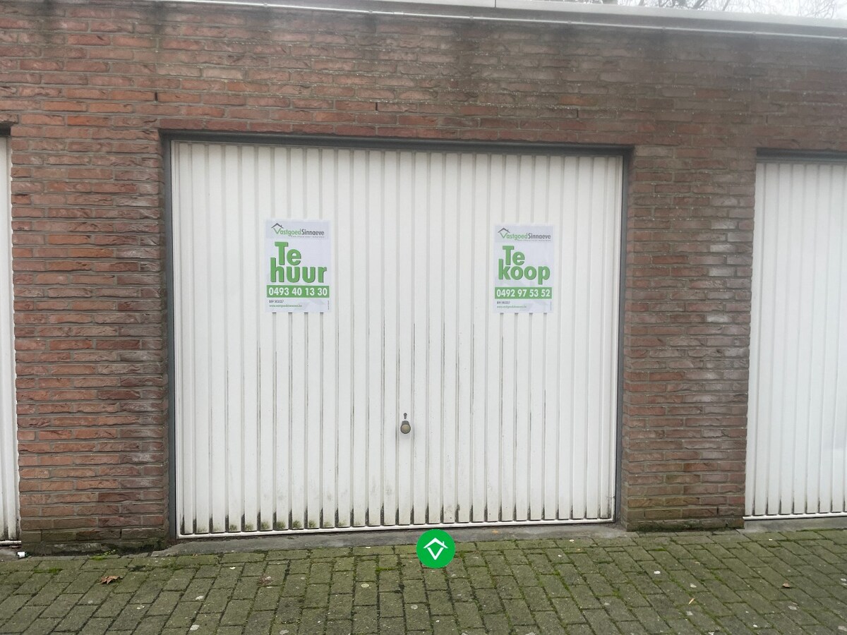 Garagebox gelegen in centrum Ardooie 