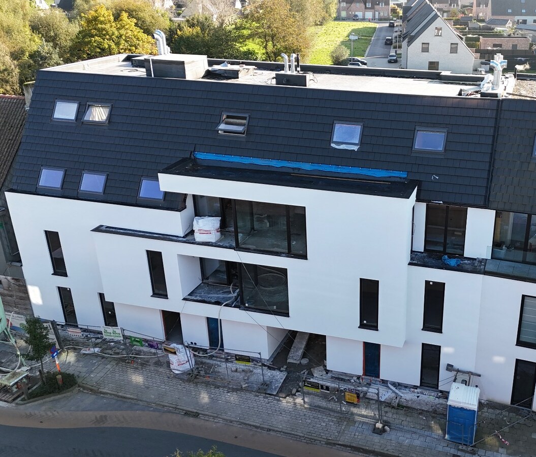 Uniek nieuwbouw appartement met 2 slaapkamers en veel zonlicht te Eernegem 