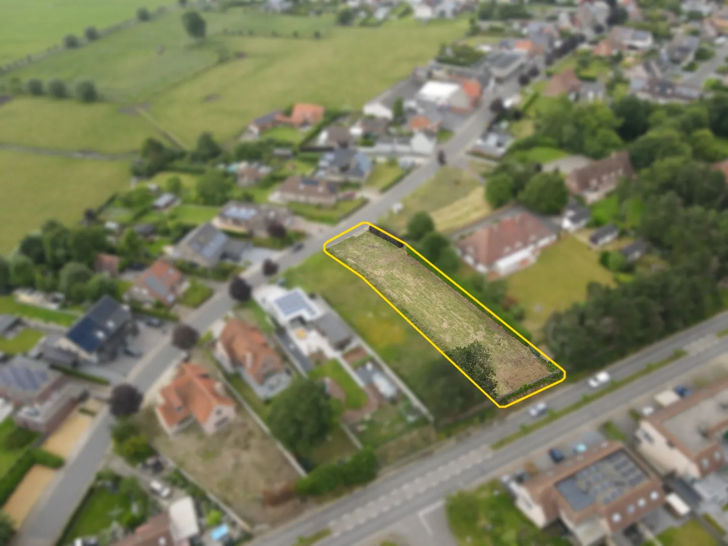 Perceel bouwgrond van 1081 m² voor open bebouwing op toplocatie
