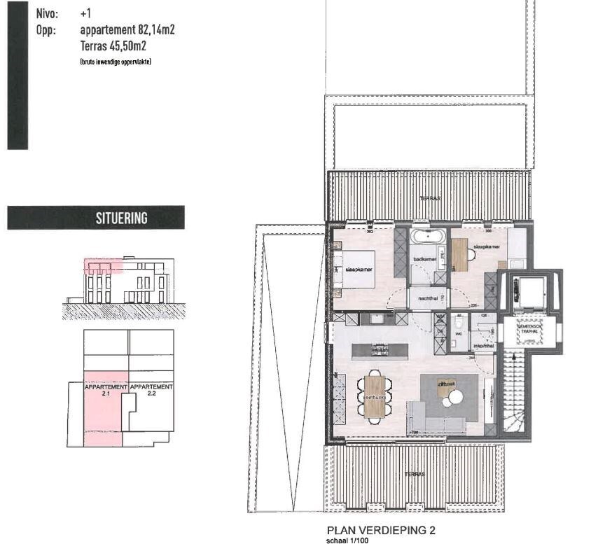 Modern nieuwbouw appartement op de 2de verdieping te Heusden-Zolder MOGELIJKHEID AANKOOP AAN 6%BTW 