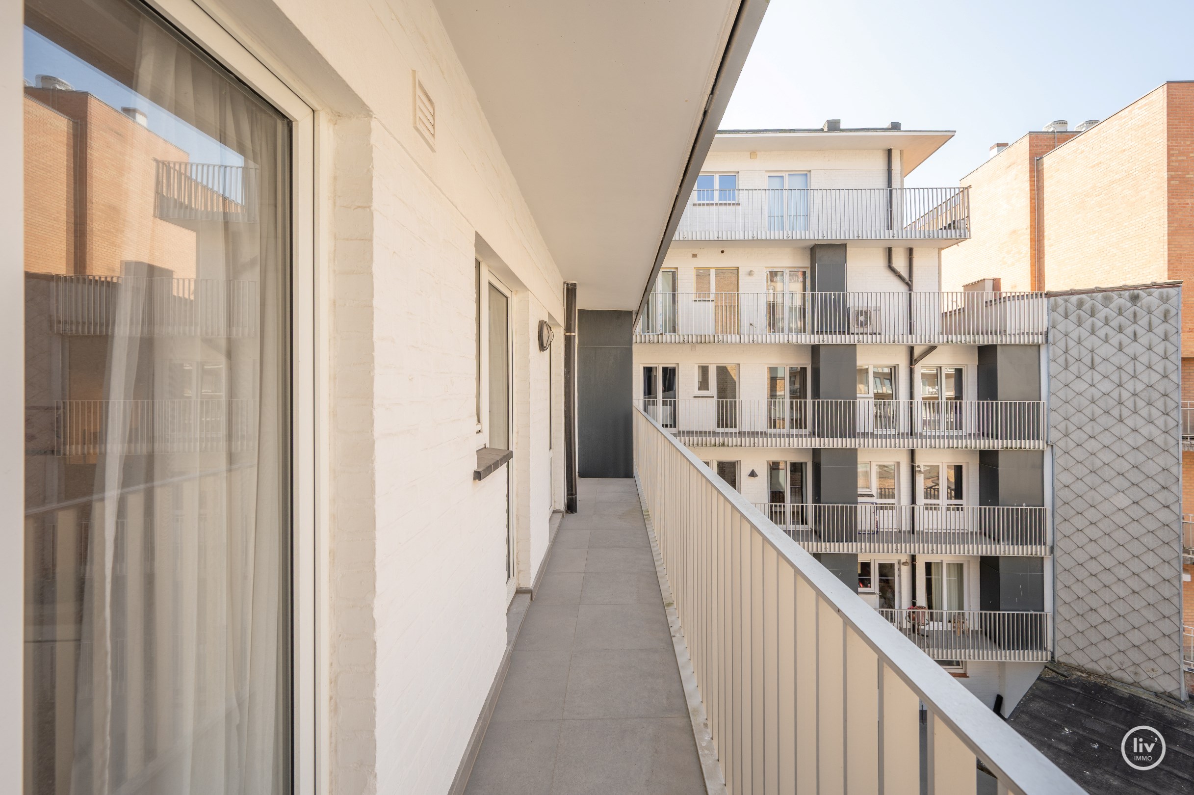 Ruim appartement met zijdelings zeezicht en uitzicht op het Casino 