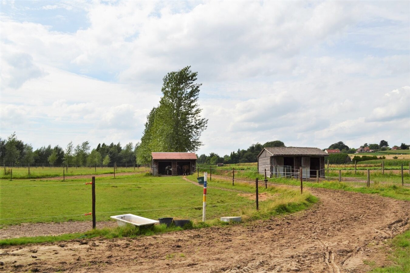 OPTIE - Woning met professionele paardenaccommodatie op ca. 4ha te Lennik (Vlaams-Brabant) 