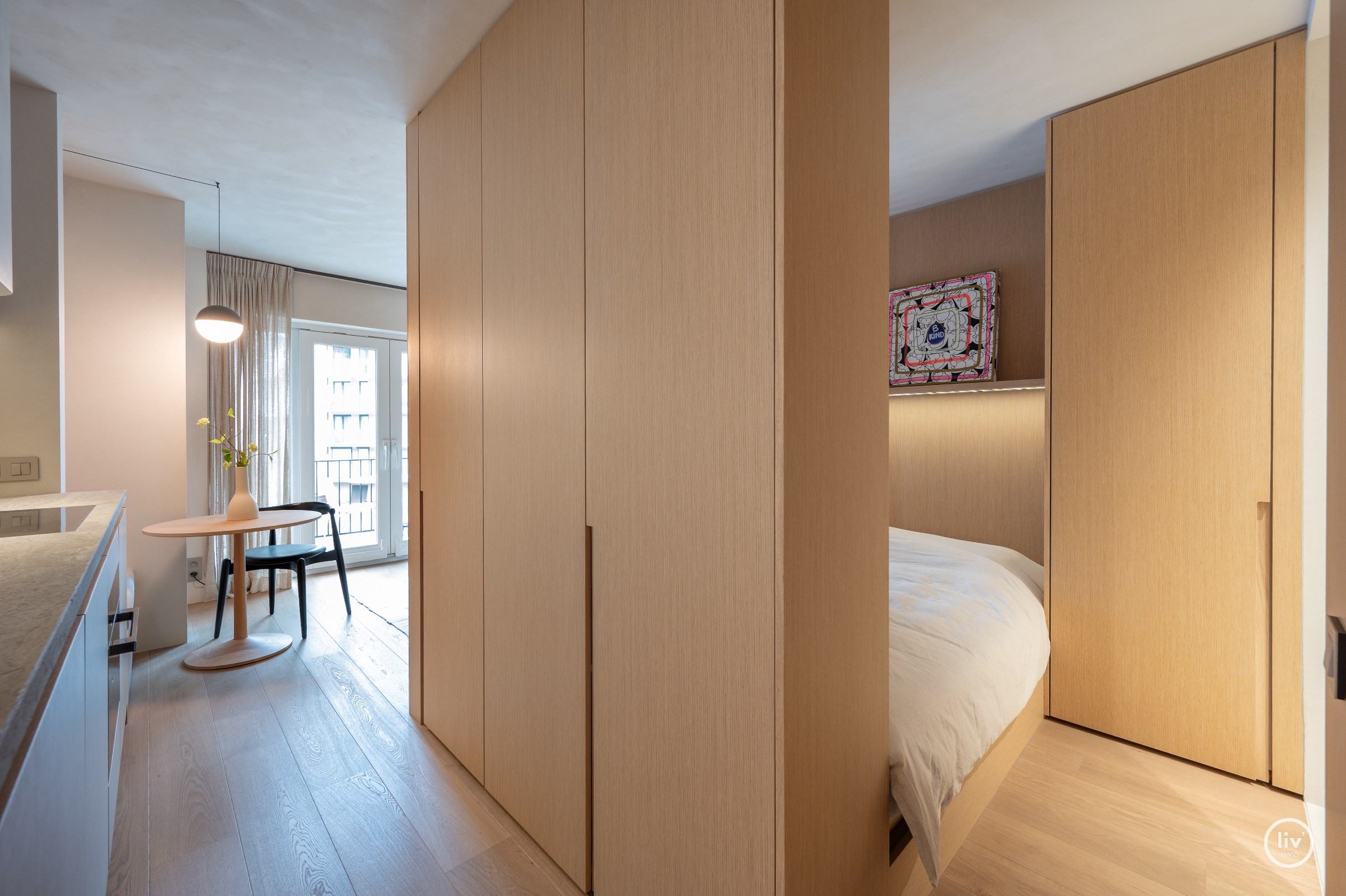 Appartement d&#39;une chambre avec une finition de bon go&#251;t, id&#233;alement situ&#233; pr&#232;s de l&#39;avenue Dumortier. 