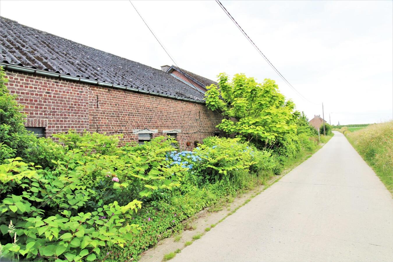 Te renoveren hoeve met bijgebouwen en een weiland op ca. 1.3ha te Kortenaken/Waanrode (Vlaams-Brabant) 