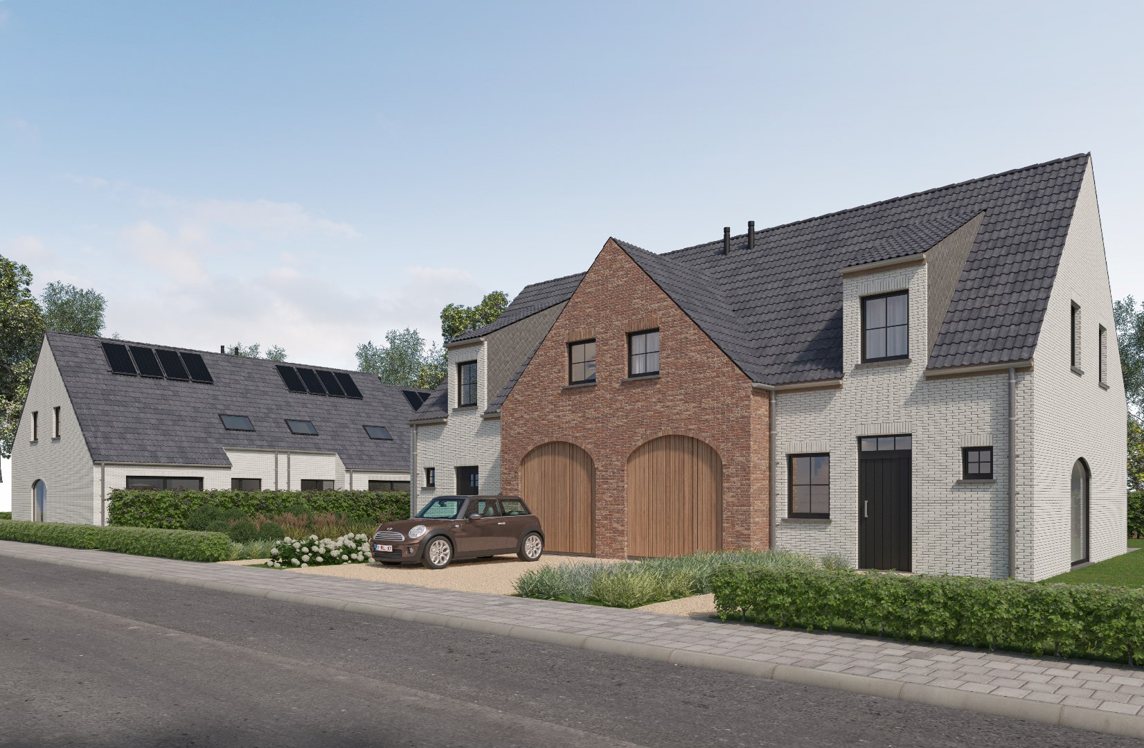 18 Bijna-EnergieNeutrale nieuwbouwwoningen te Wielsbeke 