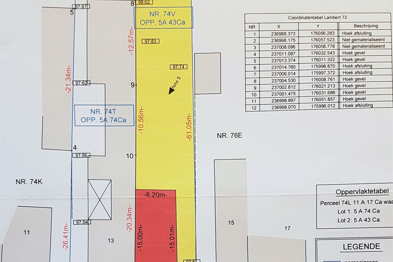 Rustig gelegen bouwgrond op 543 m&#178; 