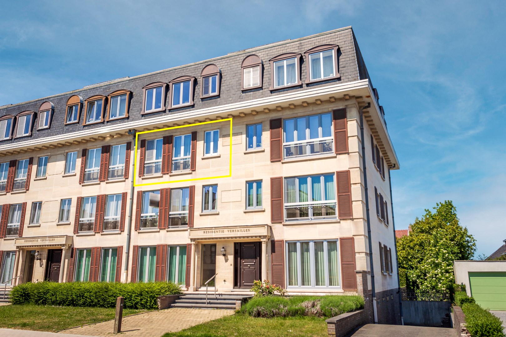 App. 2 slpks, terras, kelder en garage 