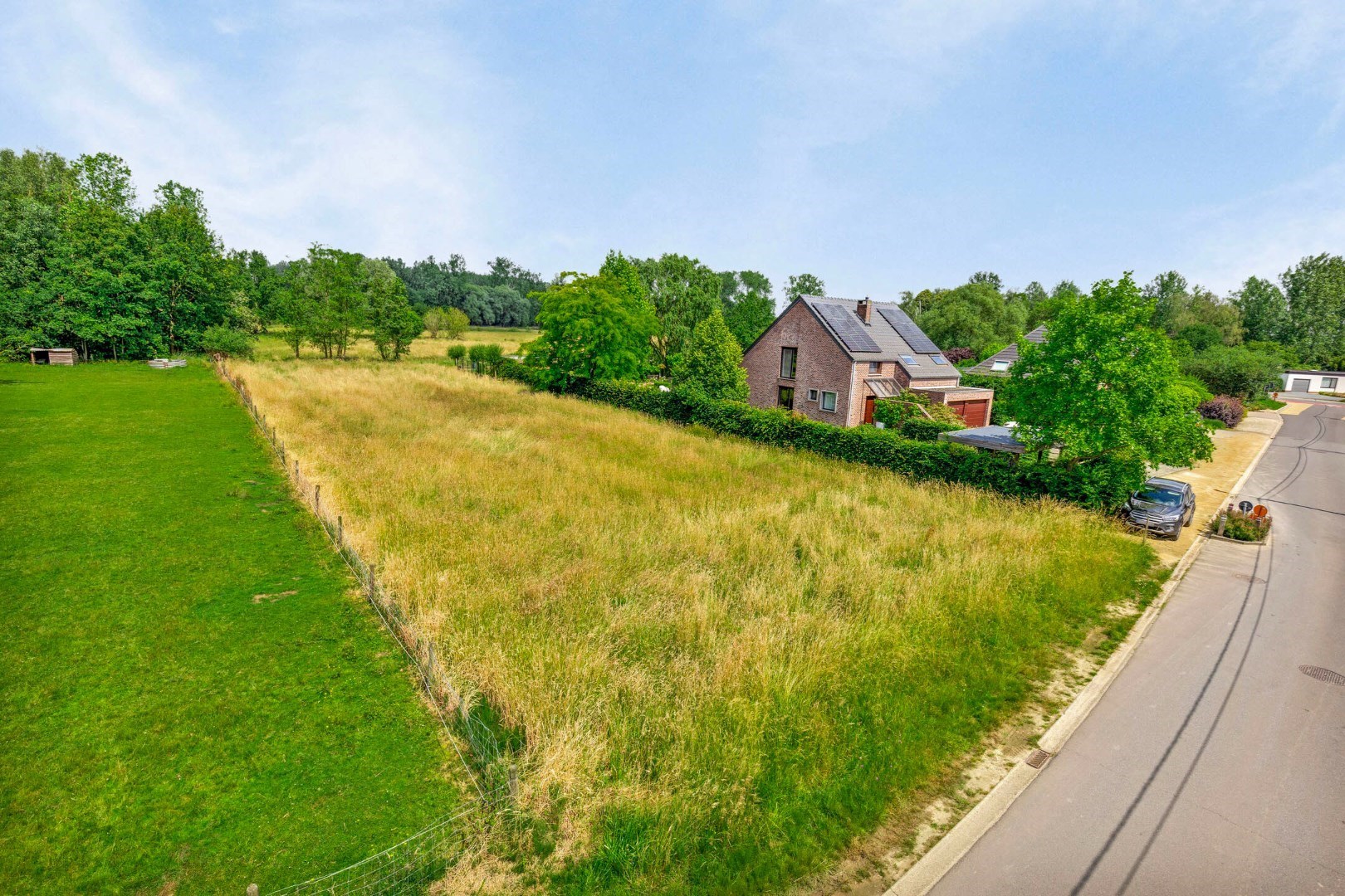 Bouwgrond van 17a15ca met zicht op een natuurgebied 