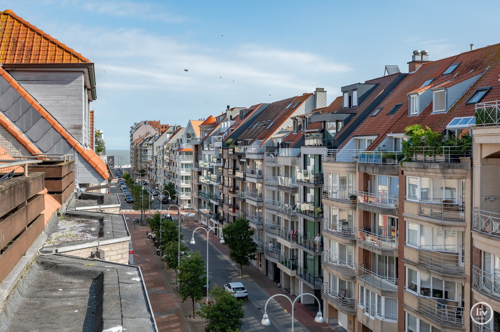 Magnifique penthouse r&#233;nov&#233; avec une terrasse spacieuse et unique, &#224; distance de marche de la plage. 