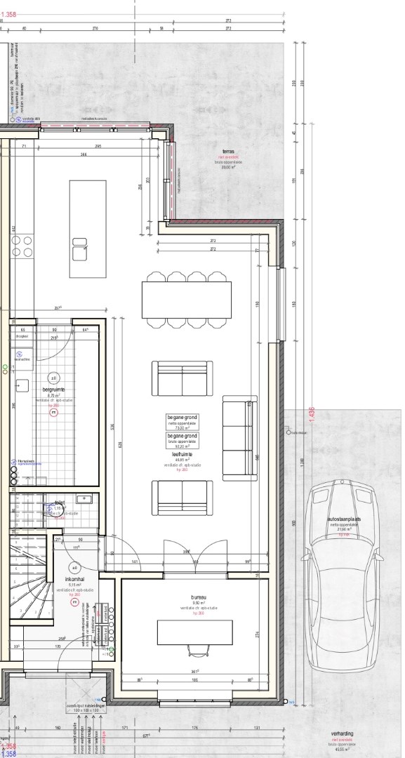 Plan gelijkvloers