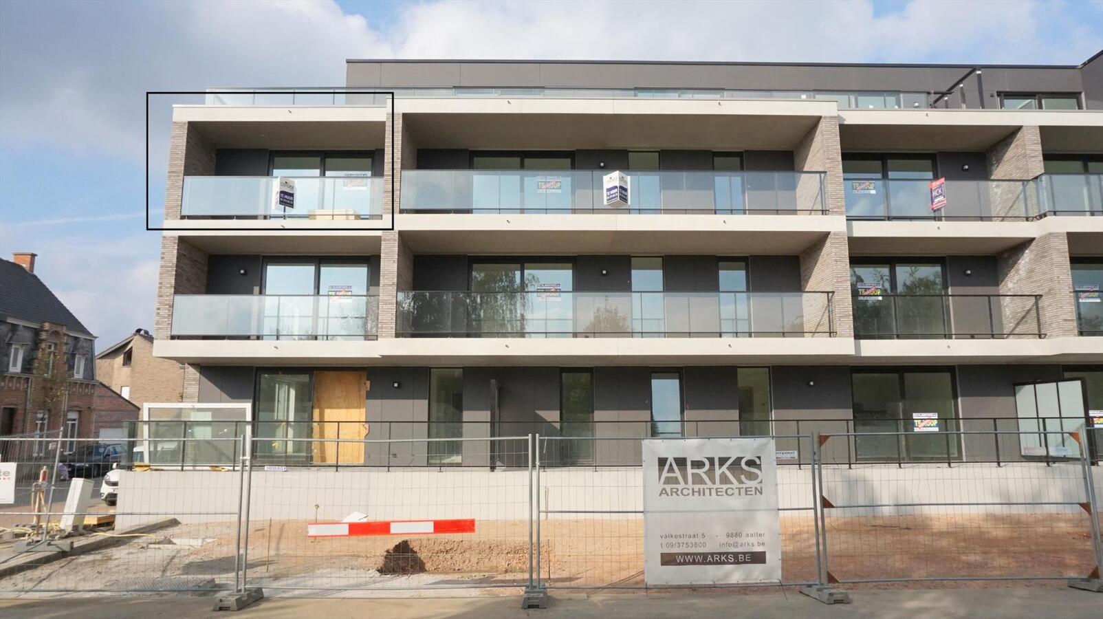 Nieuwbouw twee-slaapkamer-appartement in woonproject De Barge m&#233;t ondergrondse garagebox 