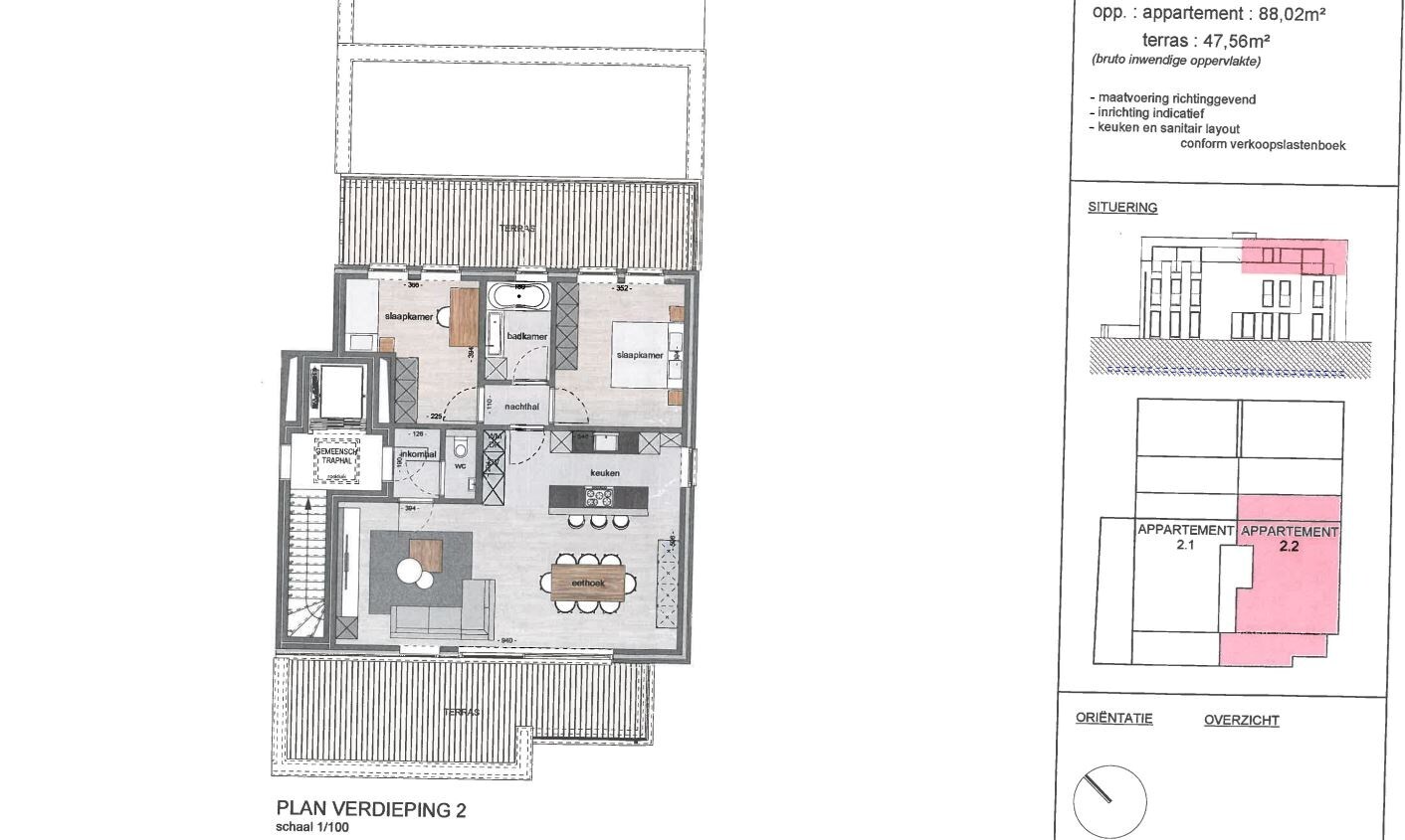 Modern nieuwbouw appartement op de 2de verdieping te Heusden-Zolder MOGELIJKHEID AANKOOP AAN 6%BTW 