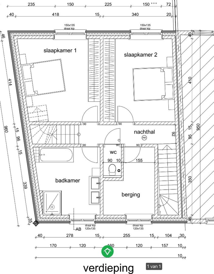 bouwgrond voor halfopen bebouwing centrum Koekelare 