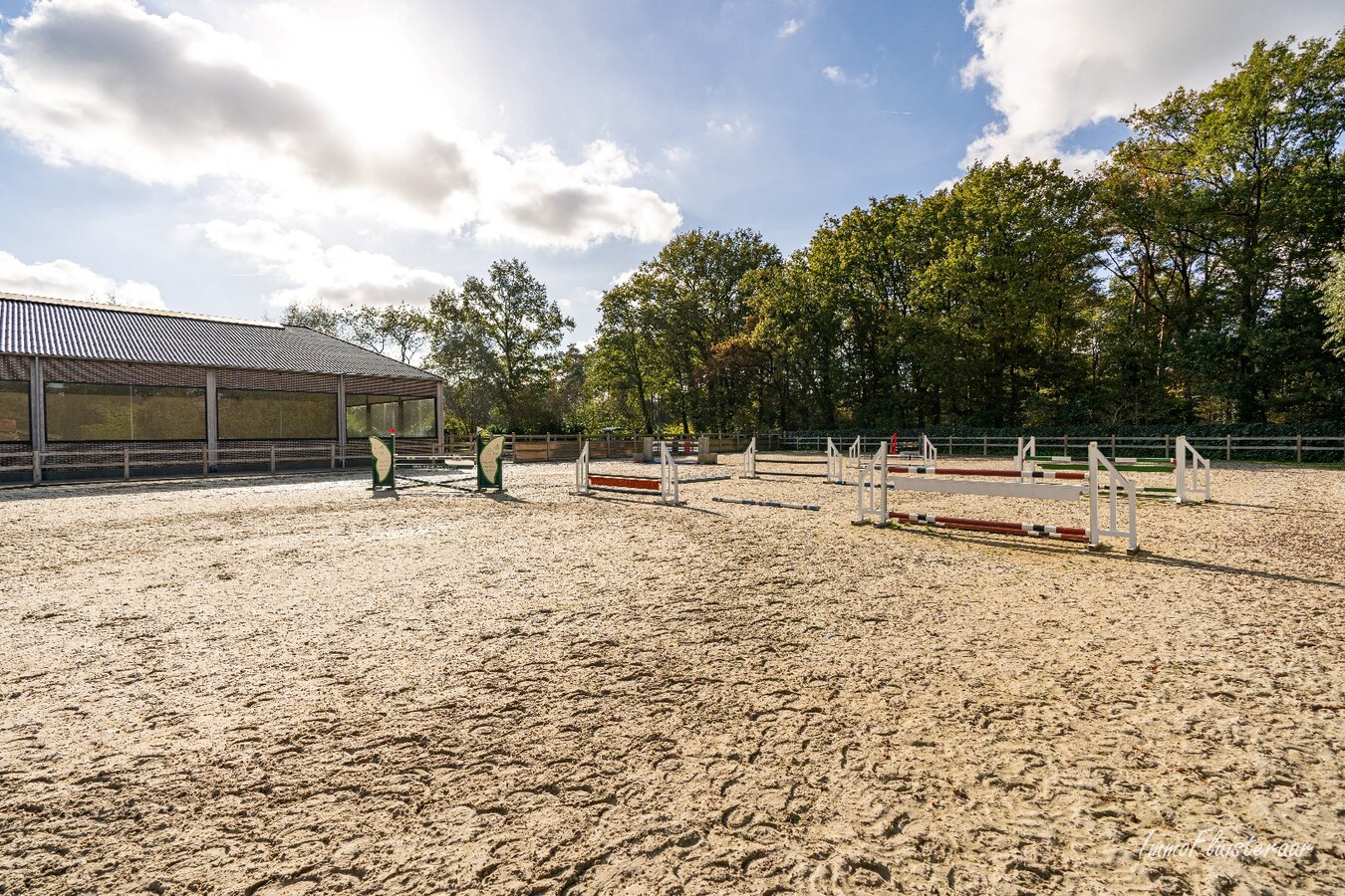 Unieke trainingsstal met prachtige villa op ca. 1 ha te Halle-Zoersel (Mogelijkheid tot aankoop extra weide) 