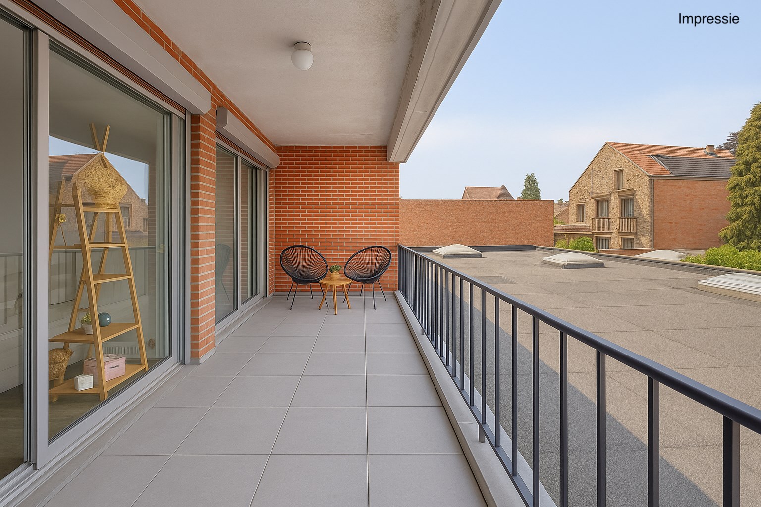 Prachtig appartement van 102 m&#178; met twee slaapkamers te centrum Schilde! 