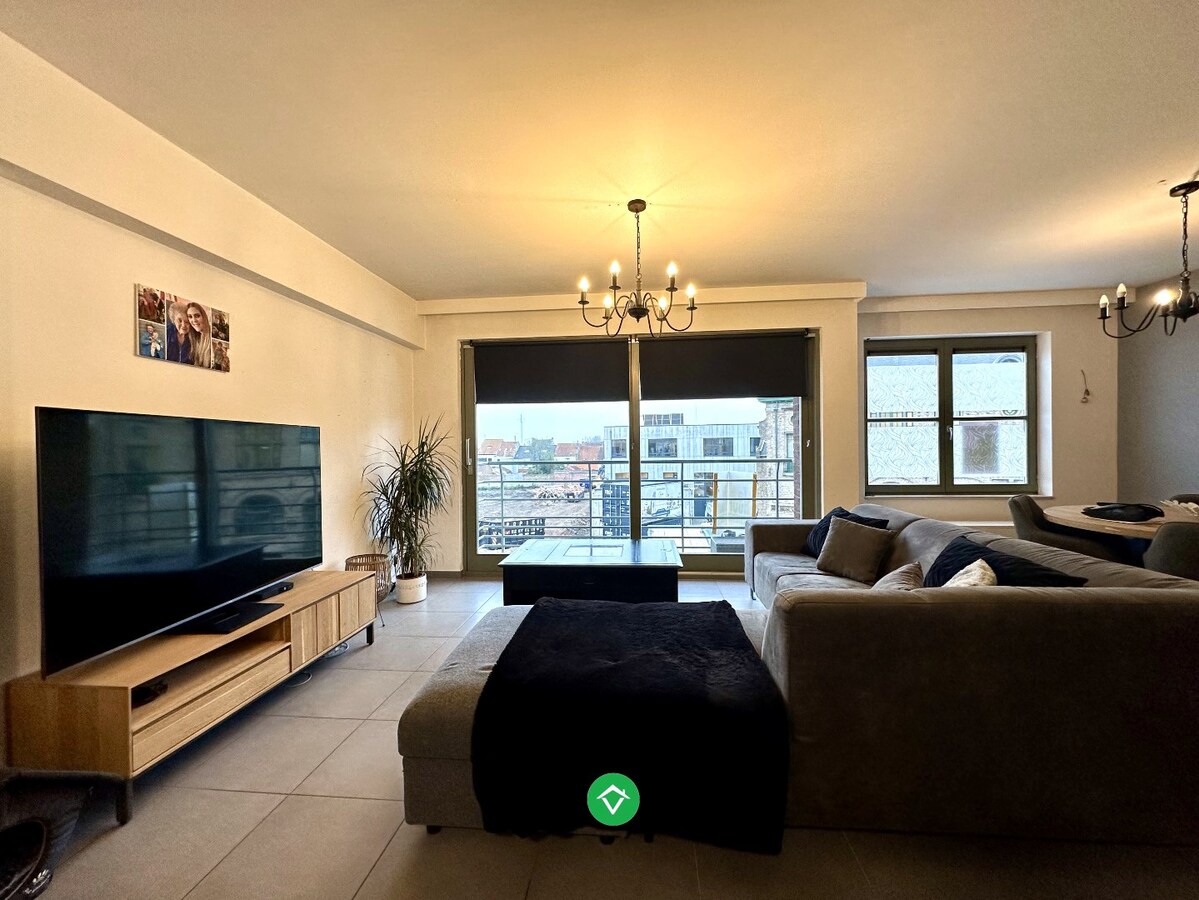Recent tweeslaapkamerappartement te huur in hartje Middelkerke 