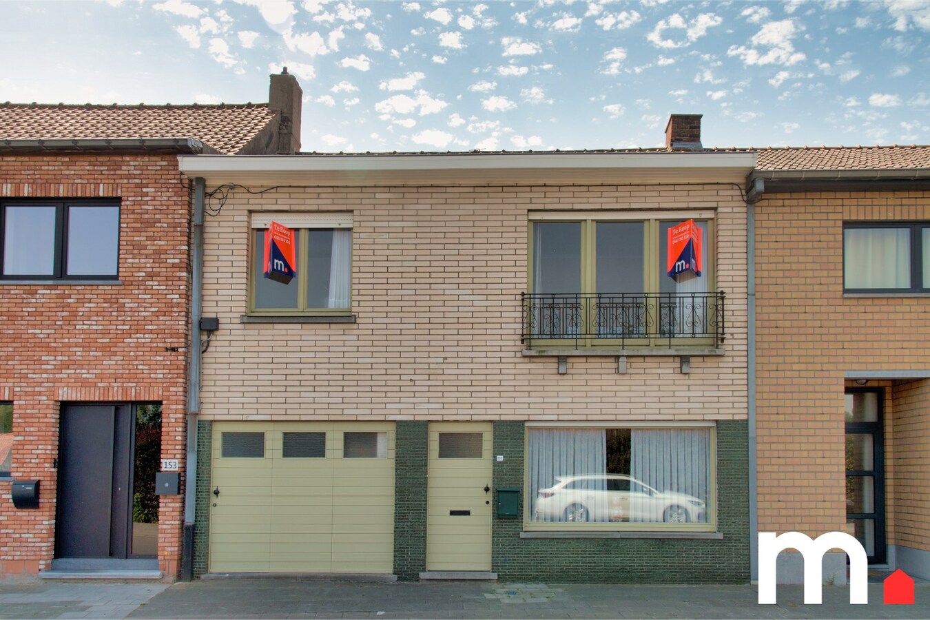Ruime gezinswoning met grote garage, zuidgericht terras en tuin te Heule ! 